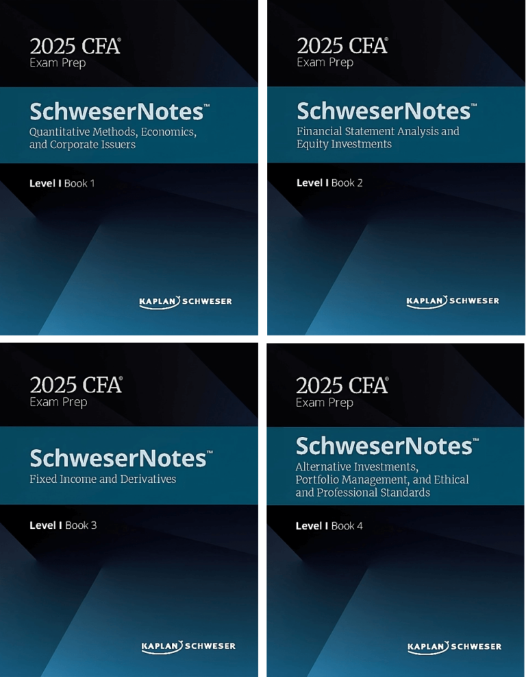 2025 CFA Schweser Notes Level 1 - Prep CFA