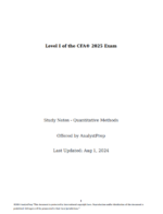 CFA 2025 AnalystPrep Study Notes Level 1 + Formula Sheet