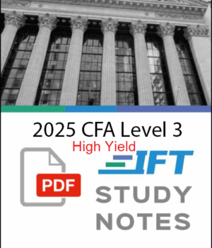 2025 CFA Level 3 IFT High Yield Notes
