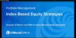 CFA 2025 UWorld Level 3 Portfolio Management Pathway Video Lectures