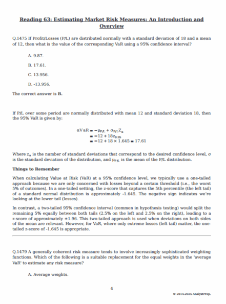 FRM 2025 Part 2 AnalystPrep Study Notes, QBank & Formula Sheet - PrepCFA