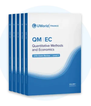 CFA Level 1 2025 UWorld Study Guide with Formula Sheet