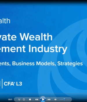 CFA 2025 UWorld Level 3 Private Wealth Pathway Video Lectures