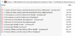 CAIA Uppermark 2025 Level 2 Qbank, Constructive Response and Essay Questions