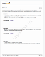 CAIA Uppermark 2025 Level 2 Qbank, Constructive Response and Essay Questions