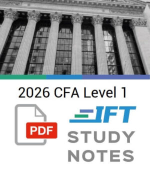 IFT CFA Level 1 2026 Study Notes + Formula Sheet