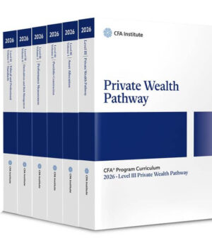 2026 CFA Program Curriculum Level III Private Wealth Pathway Box Set