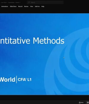 CFA 2026 UWorld Level 1 Expert Masterclass Videos