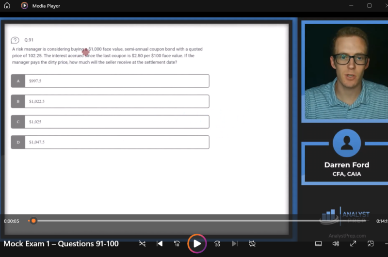 FRM 2026 Part 1 AnalystPrep Mock Exam Videos
