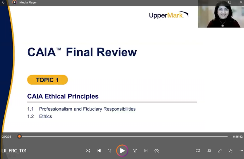 CAIA 2026 Level 2 Uppermark Final Review Video and Exams