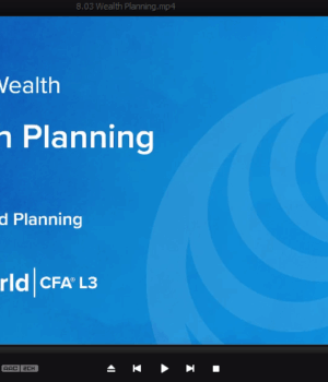 CFA 2026 UWorld Level 3 Private Wealth Pathway Video Lectures