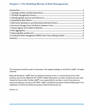 FRM Part 1 2026 IFT Study Notes