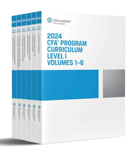 CFA 2024 Program Curriculum Level I Full Set