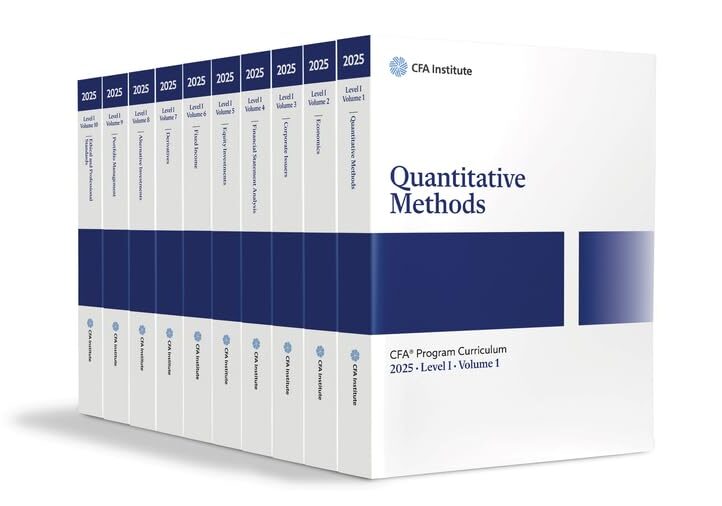 CFA 2025 Program Curriculum Level I Box Set