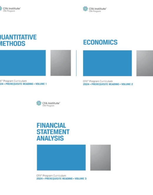 CFA Program Prerequisite Readings Volumes 1,2,3